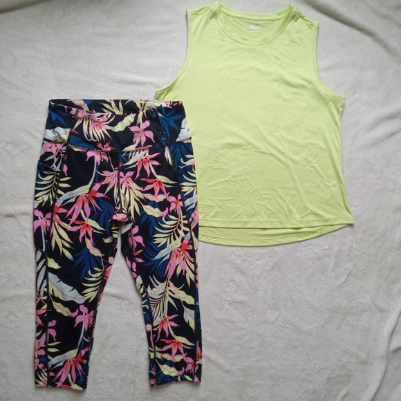 Avia Athletic Capri (L)& Tank (XL) Outfit - Picture 2 of 14